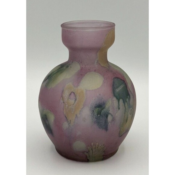 B.Z.T. Ltd Hand painted Vase Israel 5" Bud‎ Vase - Picture 1 of 4